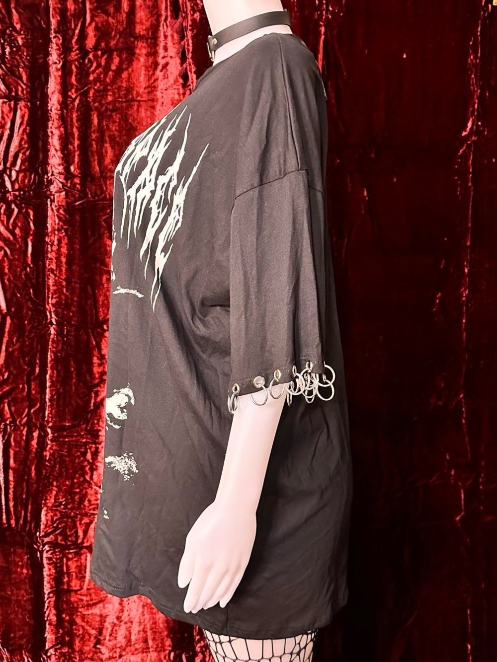 Dolls Kill ‘Widow’ Dual Psyche Oversized Tee - Picture 4 of 8